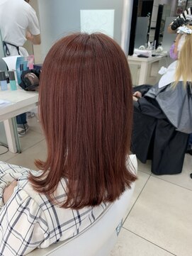 プロデュース 東橋本店(Produce) ブリーチなしピンクカラー