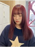 ブリーチあり＊深みワインレッド