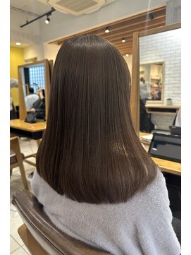 ガーデン ジングウマエ(GARDEN jingumae) 栗原,切りっぱなしボブ,グレーベージュc3