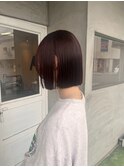 【NAiVE hair】レッド/ボブ