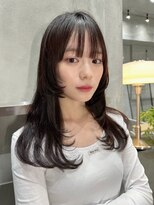 髪質改善＊顔周りレイヤーカット＊美髪【Zinaセントラル】