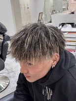 ダズルヘアーブラスト(DAZZLE hair BLAST) パイルツイスト/ホワイトハイライト/ツイストパーマ
