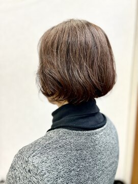ビューティーサロン カワチ 中庄駅前店(Beauty Salon KAWACHI) クセをいかしたボブ