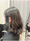 イヤリングネイビー