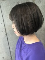ヘア ルーナ バイ アプリーレ(hair lune by Aprire)&nbsp;オーシャンカラーイルミナカラーミニボブ20代30代