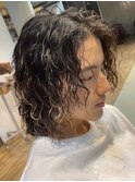 心斎橋サーフカール波巻きパーマツイストスパイラルパーマ緩め◎