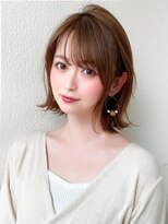 ラルユー 金山(LallYou)&nbsp;耳かけショートボブ/30代/40代/50代/チェリーブラウン