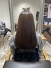 『☆髪質改善ストレート☆』カット＋質感再生ストレート