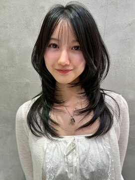 ロンドネートゥル 新潟(Lond naitre) 新潟／万代／髪質改善／ハッシュカット／小顔／ブルーブラック