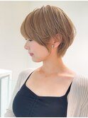 ショート/ハイライトカラー/白髪/白髪ぼかし/くびれヘア/大宮