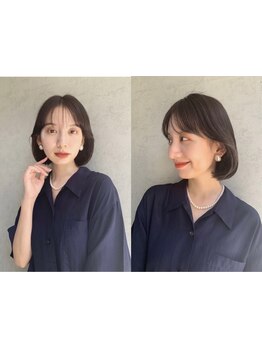 "白髪ぼかし"で自然な仕上がりへ。おしゃれ×上品に◎【HITAトリートメント/レイヤー/ショート/髪質改善】