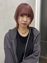 ヨハク 大阪梅田中崎町(yohaku)&nbsp;【misaki】ピンクベージュ×ウルフ