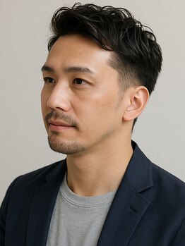 ヘアーサロン キンザマツナガ 築地店(Hair Salon GINZA MATUNAGA)の写真/【人気クーポン★メンズサロンカットコース￥4950】全MENU最終受付19:00☆仕事帰りにお手入れ&リフレッシュ