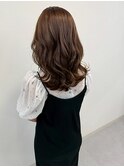 艶髪ウェーブ/髪質改善/透明感カラー/アッシュブラウン