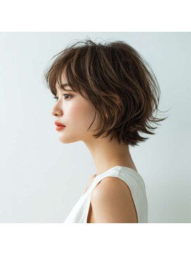 ニスル 上尾店(NISURU) 似合わせカット/大人ガーリー/ダークアッシュ/着物/上尾/上尾駅