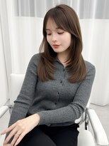 アマトウキョウスマートサロン(AMA TOKYO×Smart Salon) くびれレイヤー/顔まわりカット/レイヤーカット/小顔ヘア