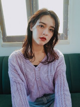 エーバイフー 江坂店(A BY WHO) A BY WHO江坂/レイヤースタイル/透明感カラー/センターパート