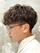 デプト(DEPT.) ツイストスパイラルメンズパーマシャドウパーマ波巻きパーマ眉毛