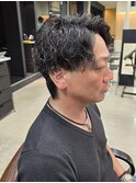 men's/センターパート/メンズパーマ/メンズカット/布施駅