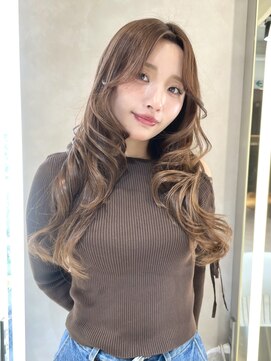 ロンド レグリーズ 立川(Lond leglise) オリーブグレー/韓国レイヤーカット/マロンベージュ/黒髪/小顔