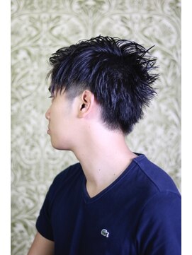 MEN'S  HAIR  フェザーツーブロック