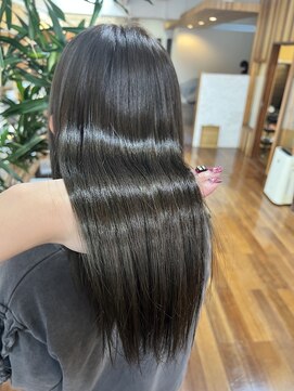 オートクチュール ランコントレ 七条店(Haute Couture Rencontrer) オリーブカラー×髪質改善トリートメント