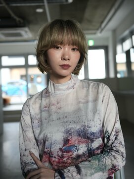 テンション(tension) ブリーチカラーレイヤーカットボブ札幌駅大通駅バスセンター駅