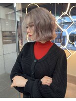 ラ キング(LA KING)&nbsp;着物ヘア/大人ガーリー/ダークアッシュ/似合わせカット/名古屋栄