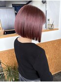 bob × pink brown　　kinuka/吉祥寺