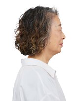 えがお美容室&nbsp;【えがお美容室】50・60代の方に♪小洒落ウェーブボブ