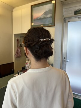 トータルビューティーサロン トップスタイル シニヨンヘアセット