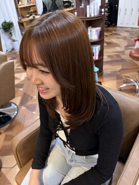 ラナ(LANA) 縮毛矯正×レイヤーカットでまとまる美髪へ