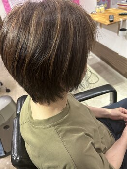 ヘアースタジオ ビームス 西江井ヶ島店(Hair Studio BEAMS)の写真/360°どこから見ても綺麗なシルエット。伸びても崩れない計算された美フォルム