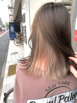 プログレス フレスポ富沢店(PROGRESS)&nbsp;『inner milk tea beige』デザインカラー×インナーカラー