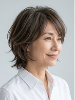 ヘアー リラックス 風香(HAIR RELAX) 【40代50代・ショートウルフ】ヘアカラー・白髪染め・前髪あり