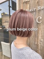 ヘアーリゾートサロン リチェット(Hair Resort Salon Ricetto)&nbsp;plum beige color