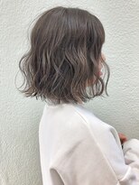 パーク(PAAQ) 【田中 智大】切りっぱなしボブ×beach bob(アッシュベージュ)