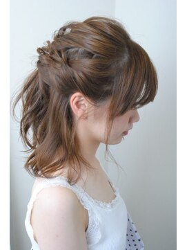 アナザースカイ (another sky) ボブハーフアップ