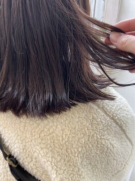 美容室 パルス 静岡鷹匠店(PALS) カラーでつやつやピンクブラウン