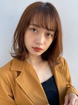 【GARDEN荒井夏海】シースルーバング×ふんわりレイヤーボブ