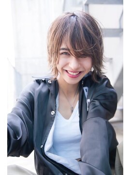 オースティン 門前仲町(AUSTIN) AUSTIN☆外ハネボブアッシュブラウンネオウルフツイストパーマ