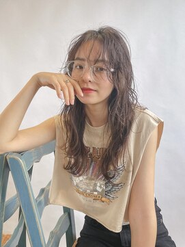 シェル 津山の手店(shel) かきあげウェーブヘア♪20代30代可愛いヘルシースタイル透明感