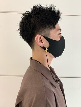 ヘアーロギア 栄店(hair LOGiA) ★hair LOGiA★　束感メンズショート　横