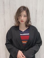 リアイス(Re:ICE)&nbsp;ミニウルフ/くすみブルー/流れるレイヤー/インナーハイライト