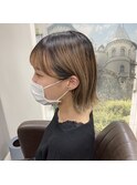 切りっぱなしボブ