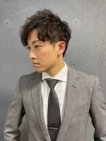 ロバーツ 国立(ROBERTS)&nbsp;メンズパーマツーブロック<理容室><国立/国立駅/メンズ>