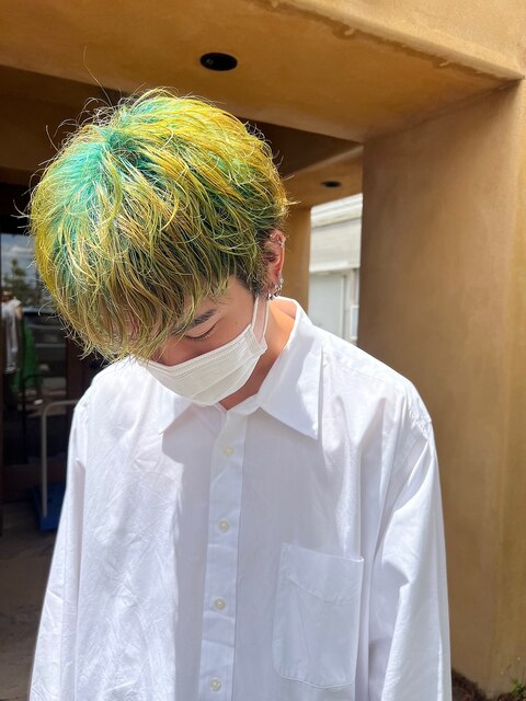 turquoise × yellow ／ ターコイズ×イエロー
