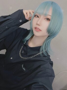 リアイス(Re:ICE) ターコイズブルージェンダーレスショートウルフ