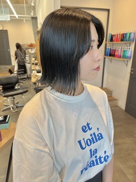 アパートメント 下関垢田店(APARTMENT) 切りっぱなしボブ