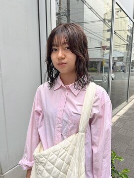 カフ(CAF) CAF FUKO くるくるパーマ/マロンブラウンカラー/大阪/心斎橋